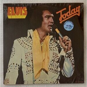 SEALED Elvis Presley Today LP 1975 Vinyl AFL1-1039 RCA Shrink Hype Sticker NM